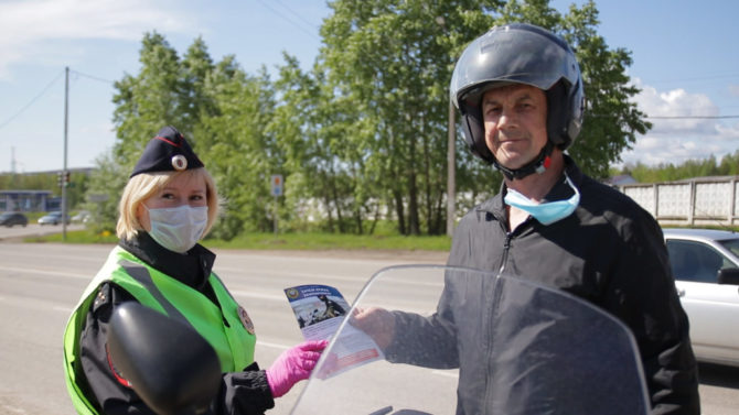 С наступлением лета на автодорогах Соликамского округа резко возросло количество мотоциклистов